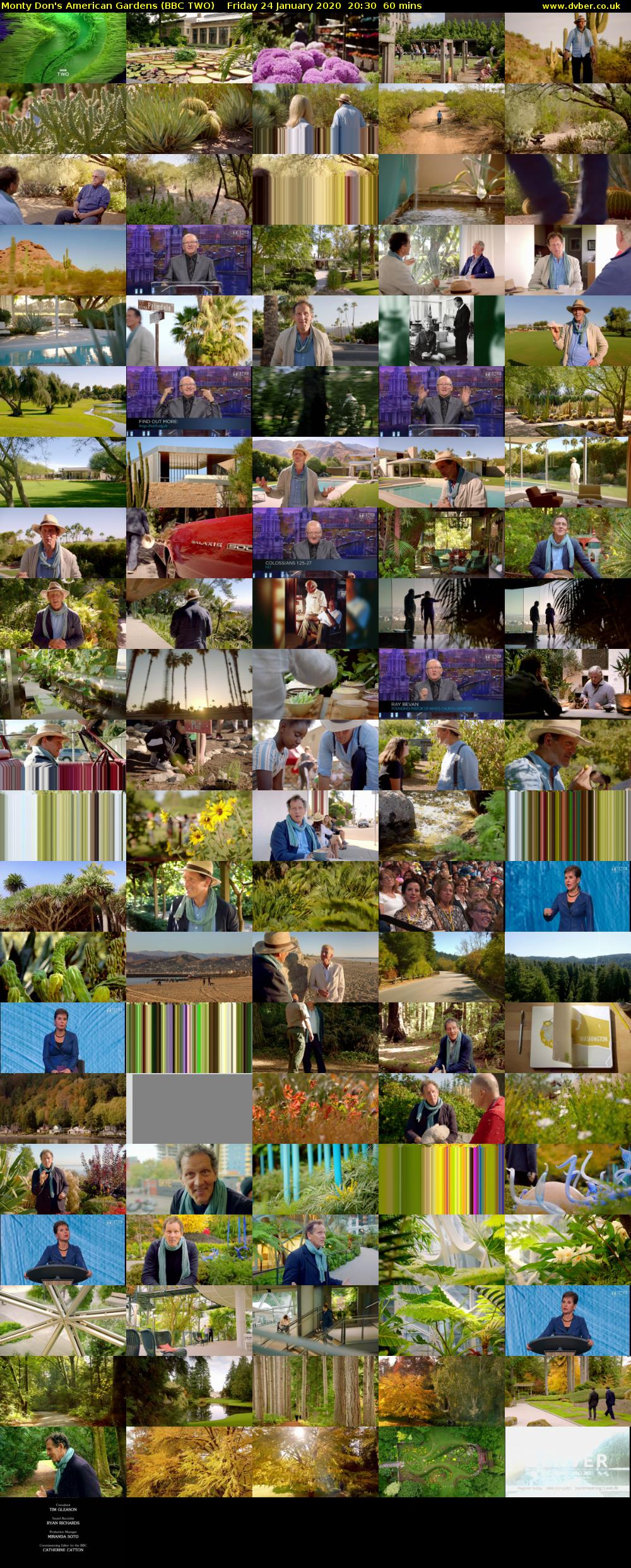 Monty Don's American Gardens (BBC TWO) Friday 24 January 2020 20:30 - 21:30