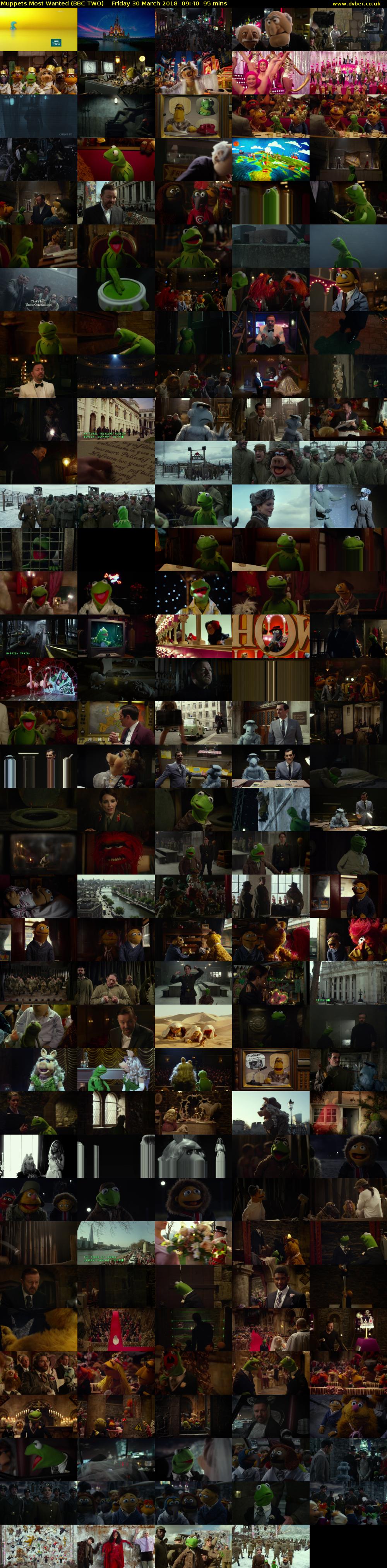 Muppets Most Wanted (BBC TWO) Friday 30 March 2018 09:40 - 11:15