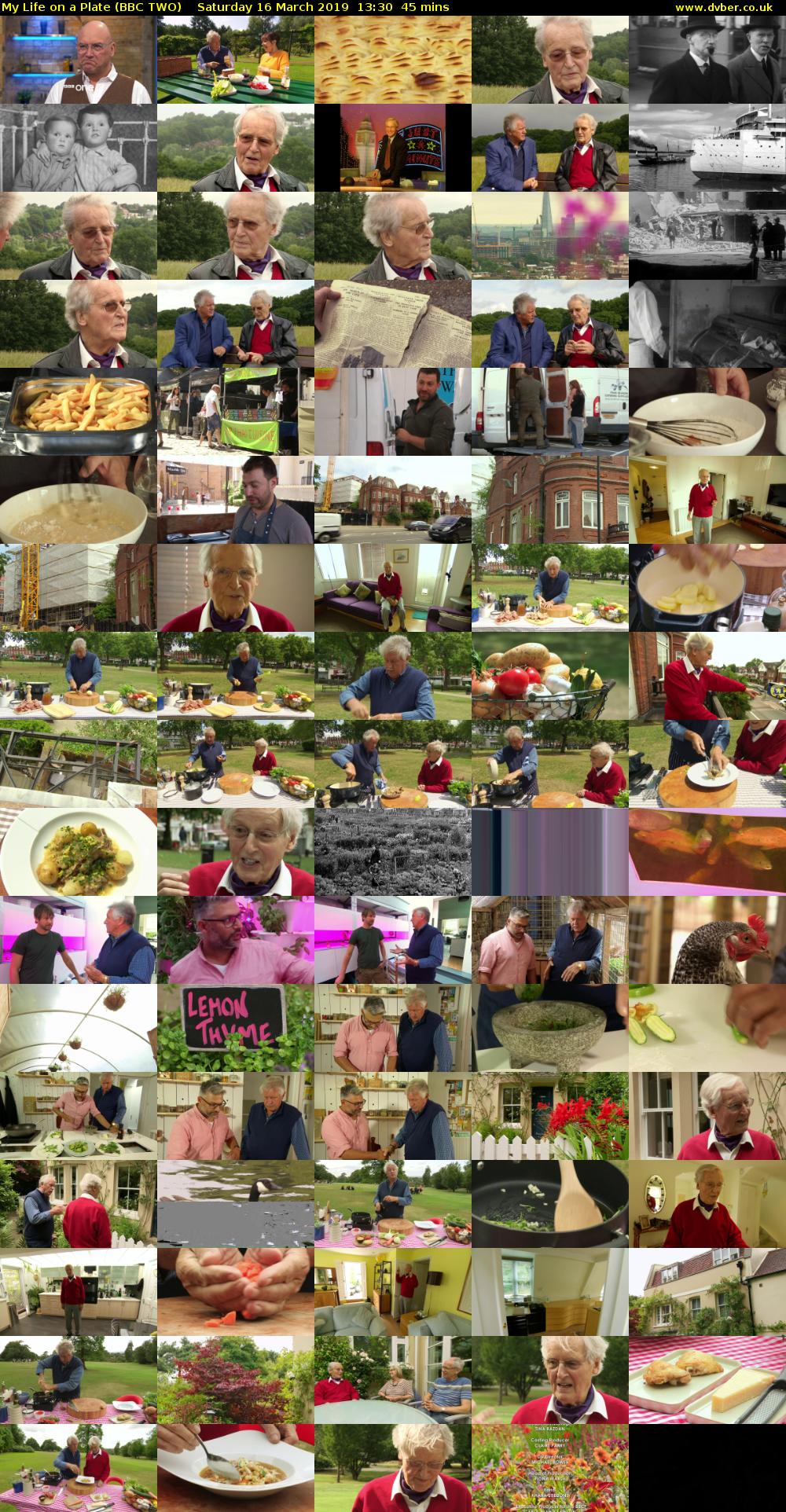 My Life on a Plate (BBC TWO) Saturday 16 March 2019 13:30 - 14:15