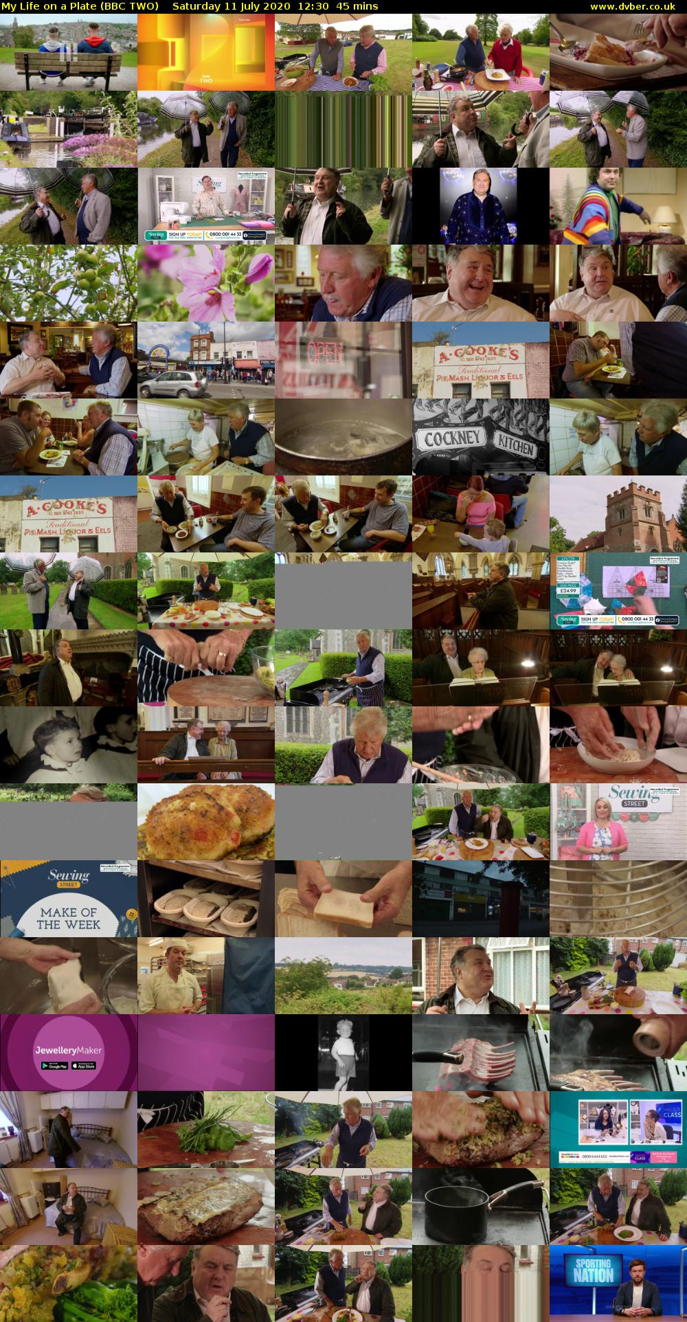 My Life on a Plate (BBC TWO) Saturday 11 July 2020 12:30 - 13:15