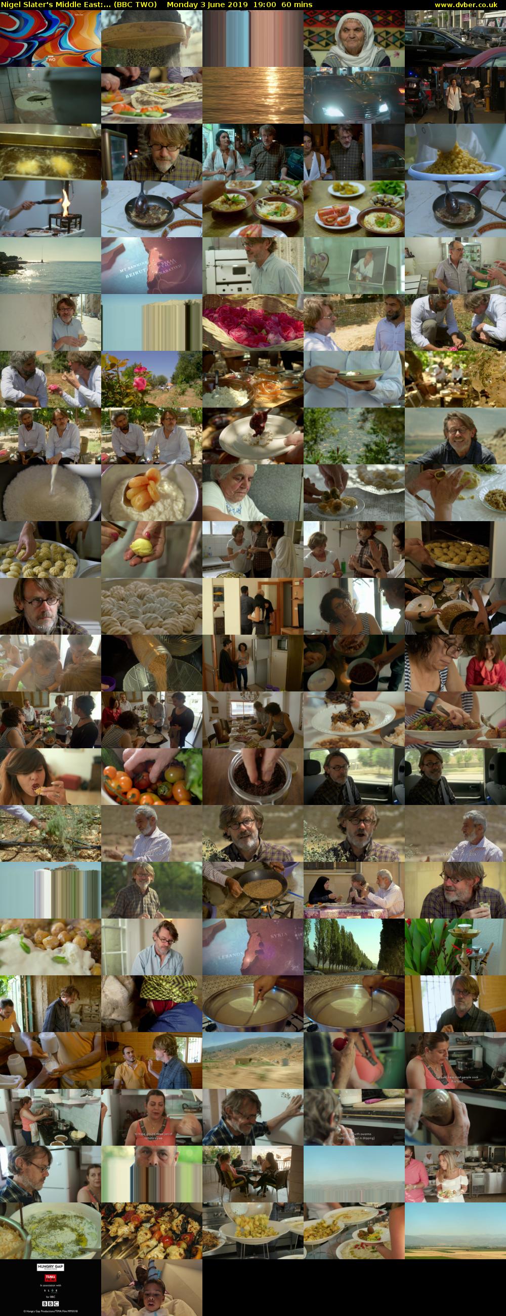 Nigel Slater's Middle East:... (BBC TWO) Monday 3 June 2019 19:00 - 20:00