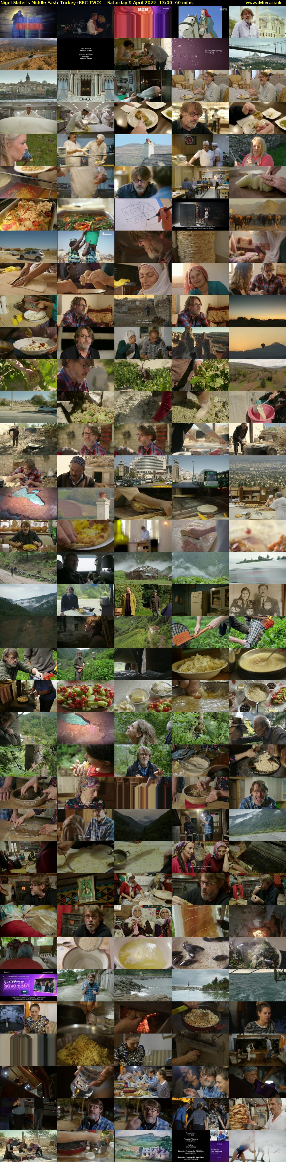 Nigel Slater's Middle East: Turkey (BBC TWO) Saturday 9 April 2022 13:00 - 14:00