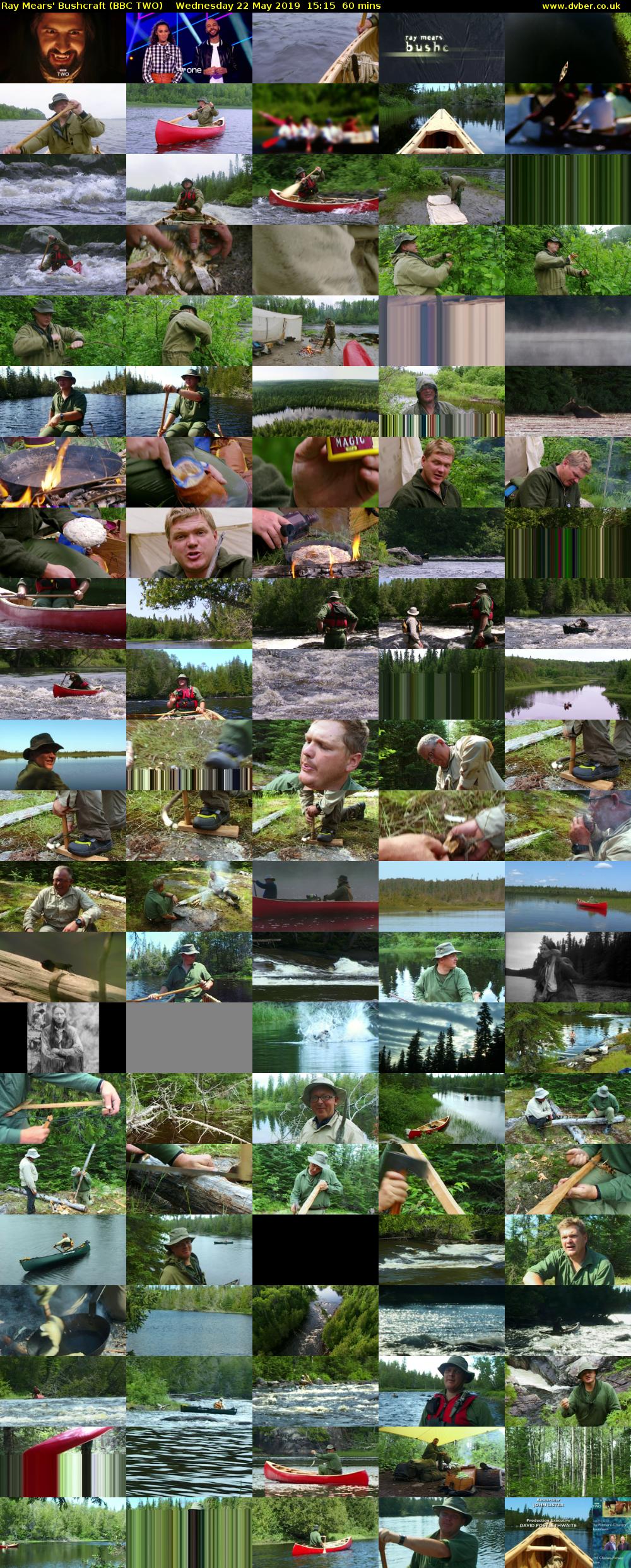 Ray Mears' Bushcraft (BBC TWO) Wednesday 22 May 2019 15:15 - 16:15