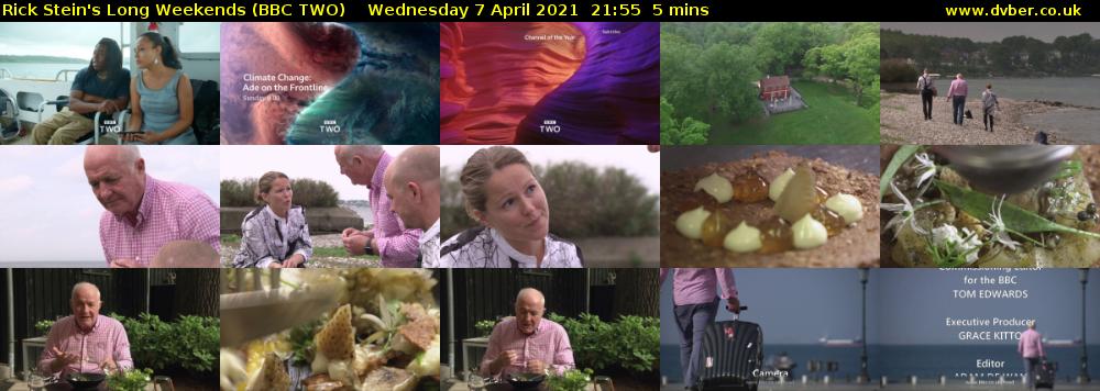 Rick Stein's Long Weekends (BBC TWO) Wednesday 7 April 2021 21:55 - 22:00