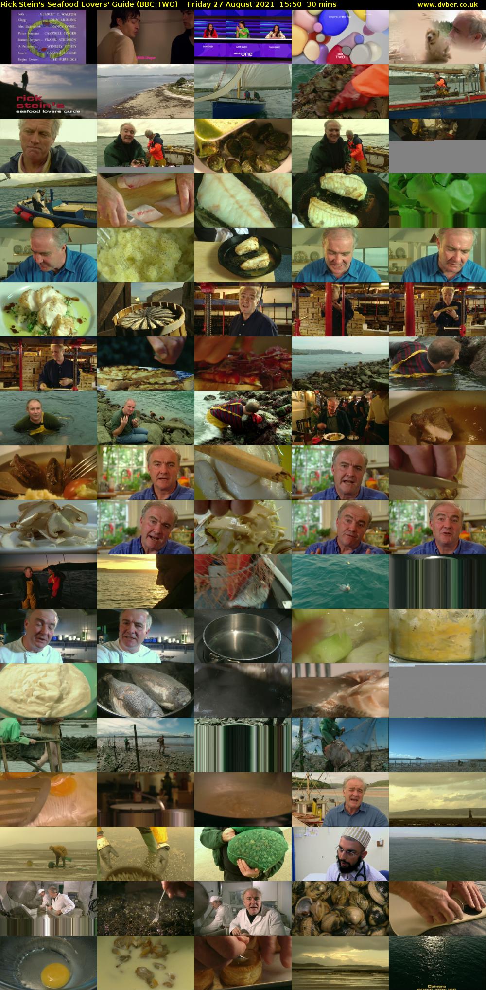 Rick Stein's Seafood Lovers' Guide (BBC TWO) Friday 27 August 2021 15:50 - 16:20
