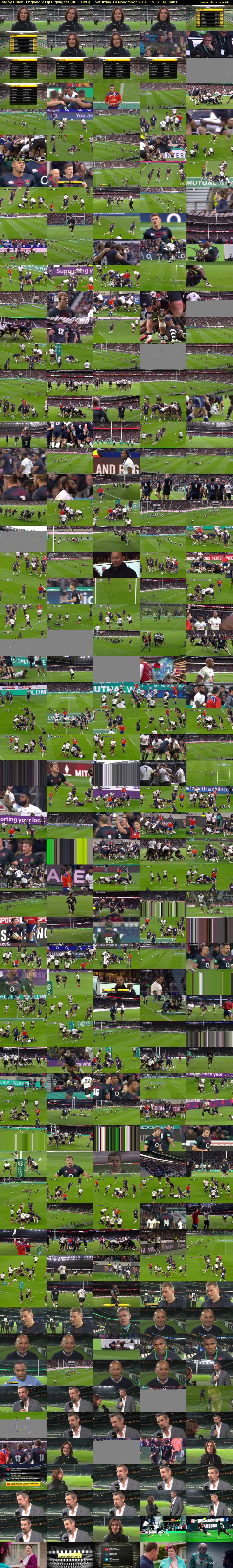 Rugby Union: England v Fiji Highlights (BBC TWO) Saturday 19 November 2016 19:10 - 20:10