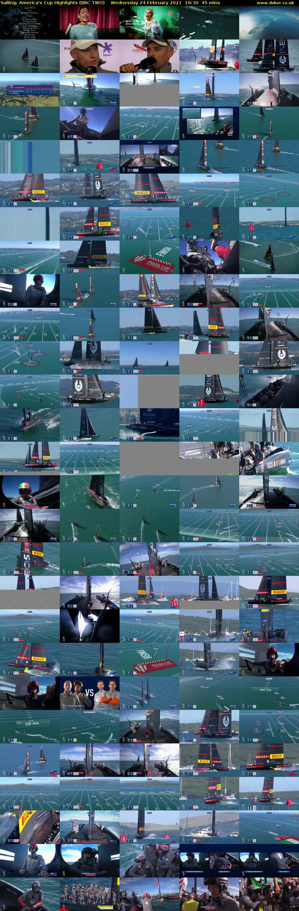 Sailing: America's Cup Highlights (BBC TWO) Wednesday 24 February 2021 16:30 - 17:15