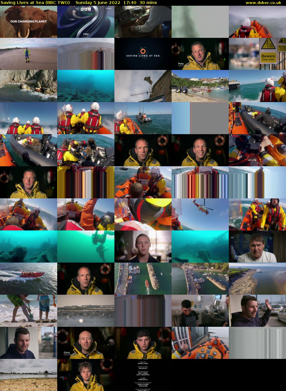 Saving Lives at Sea (BBC TWO) Sunday 5 June 2022 17:40 - 18:10