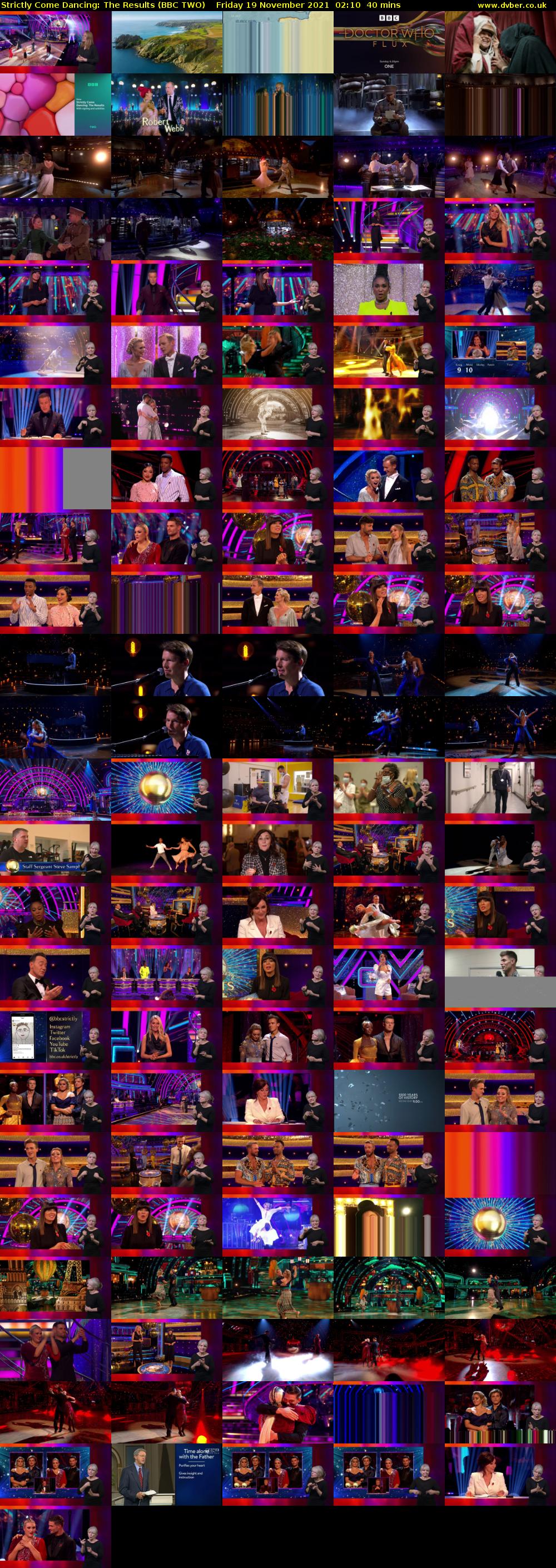 Strictly Come Dancing: The Results (BBC TWO) Friday 19 November 2021 02:10 - 02:50