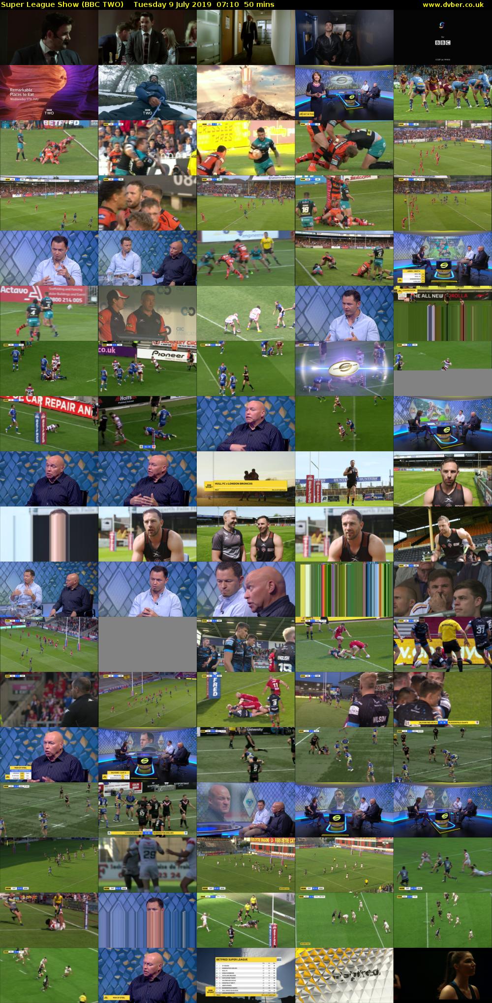 Super League Show (BBC TWO) Tuesday 9 July 2019 07:10 - 08:00