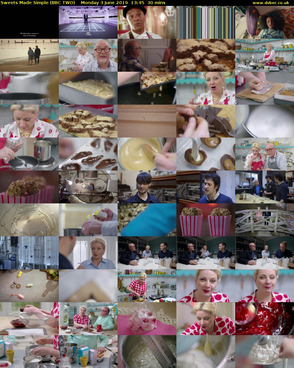 Sweets Made Simple (BBC TWO) Monday 3 June 2019 13:45 - 14:15
