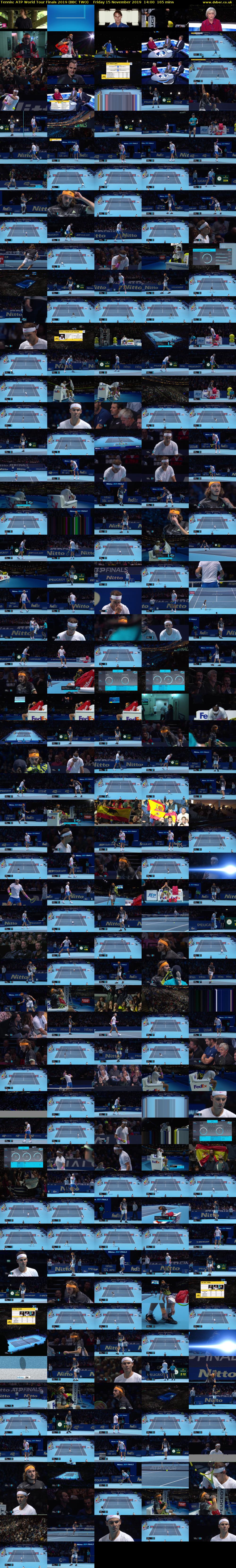 Tennis: ATP World Tour Finals 2019 (BBC TWO) Friday 15 November 2019 14:00 - 16:45