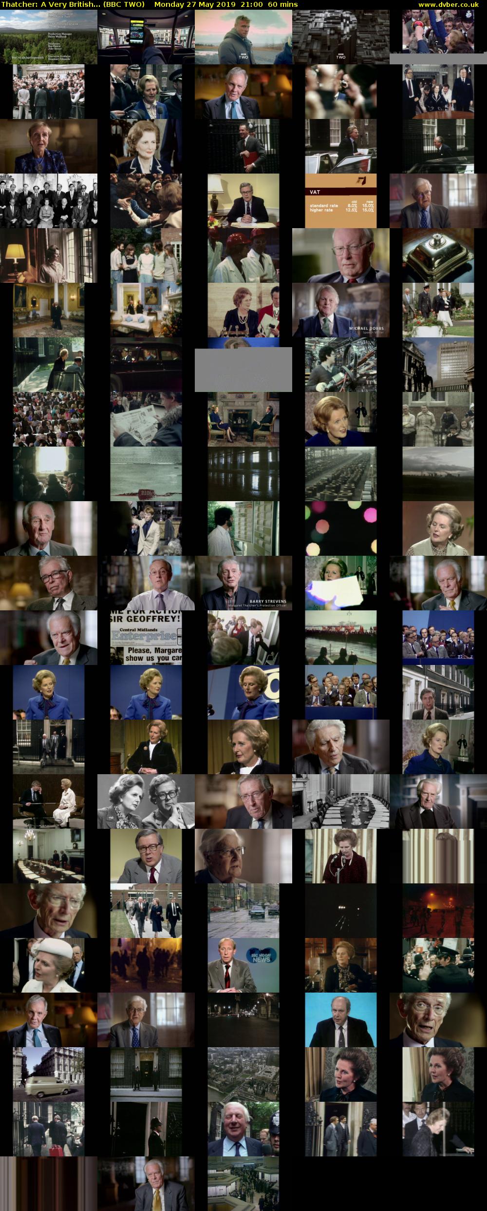 Thatcher: A Very British... (BBC TWO) Monday 27 May 2019 21:00 - 22:00