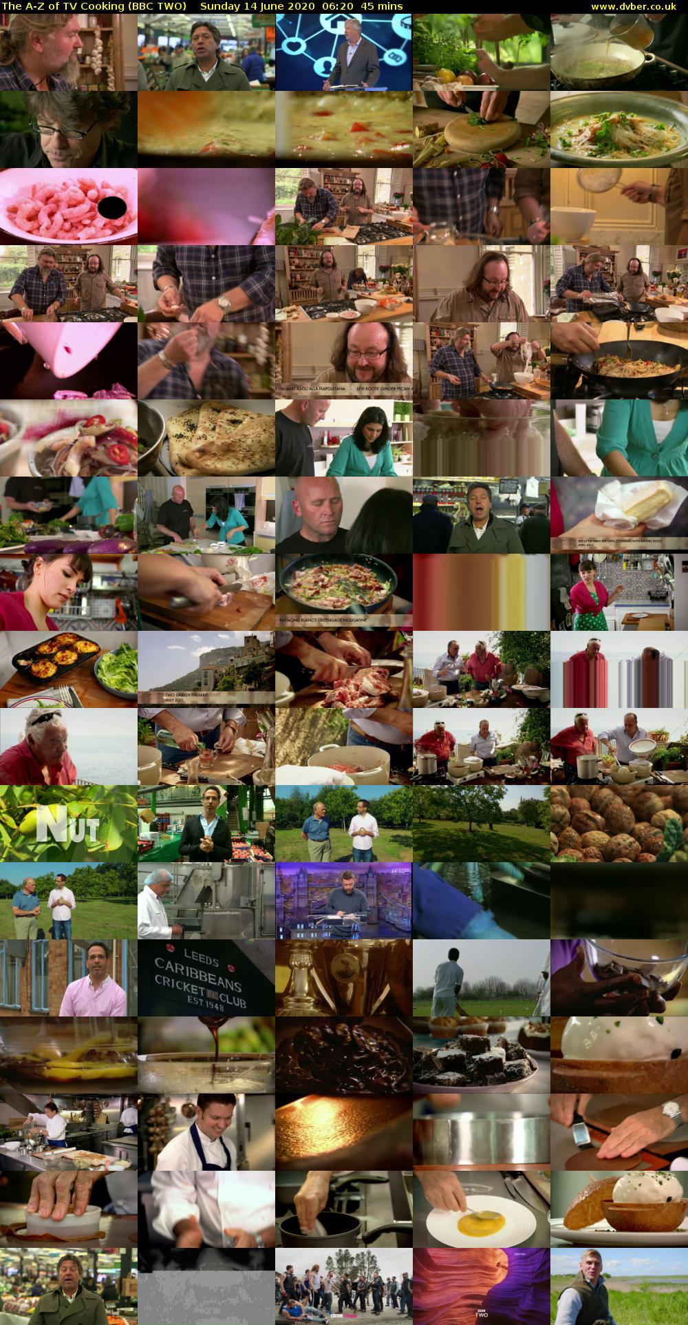 The A-Z of TV Cooking (BBC TWO) Sunday 14 June 2020 06:20 - 07:05