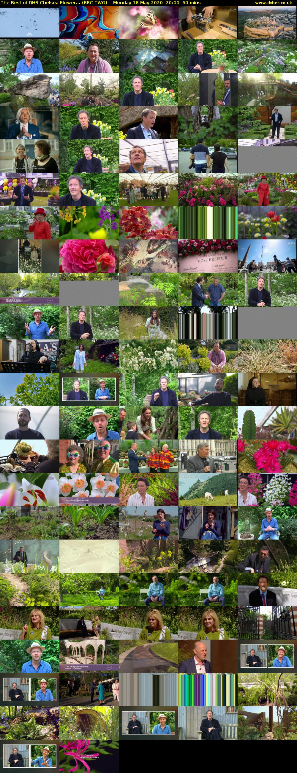 The Best of RHS Chelsea Flower... (BBC TWO) Monday 18 May 2020 20:00 - 21:00