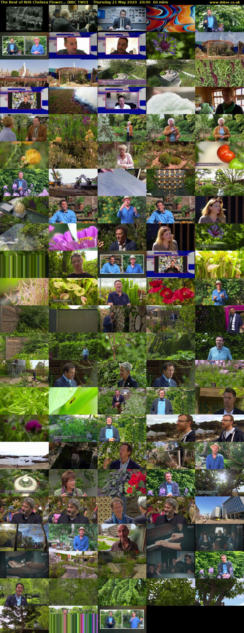 The Best of RHS Chelsea Flower... (BBC TWO) Thursday 21 May 2020 20:00 - 21:00