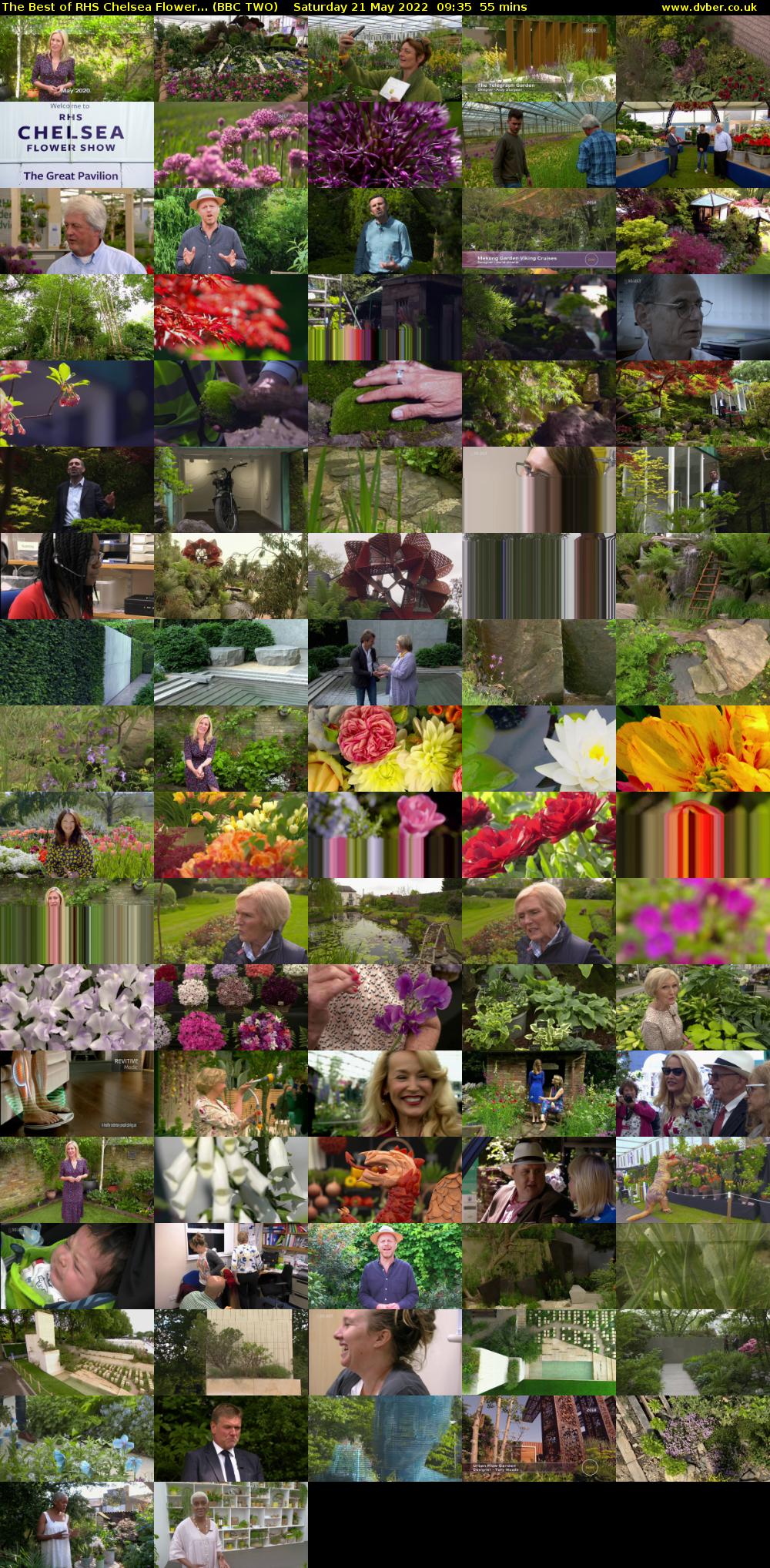 The Best of RHS Chelsea Flower... (BBC TWO) Saturday 21 May 2022 09:35 - 10:30