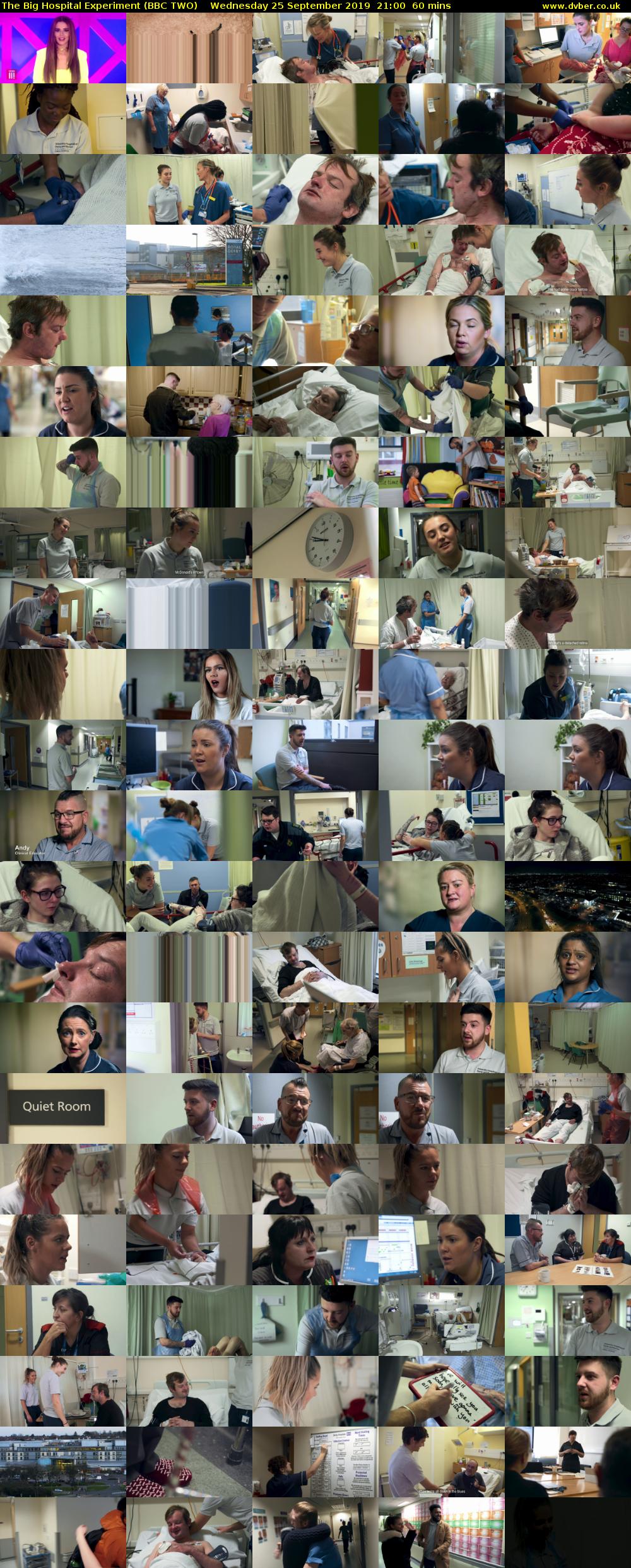 The Big Hospital Experiment (BBC TWO) Wednesday 25 September 2019 21:00 - 22:00