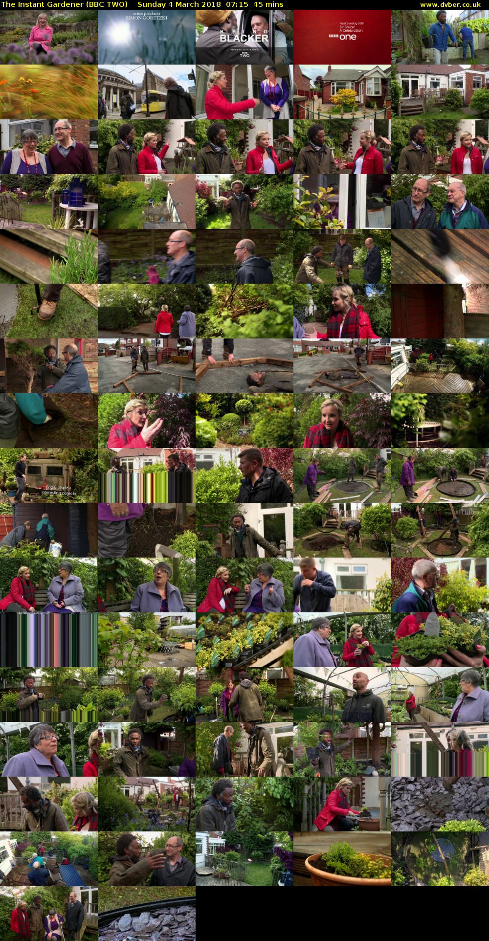 The Instant Gardener (BBC TWO) Sunday 4 March 2018 07:15 - 08:00