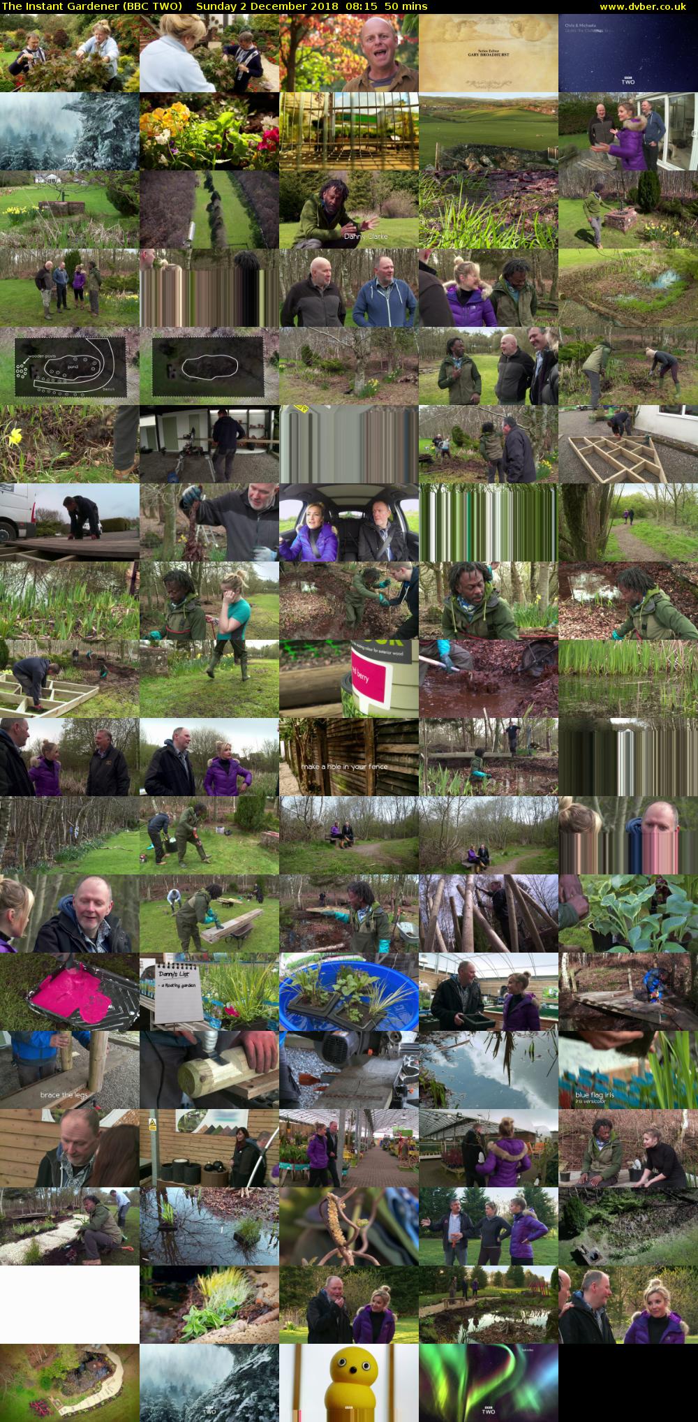 The Instant Gardener (BBC TWO) Sunday 2 December 2018 08:15 - 09:05