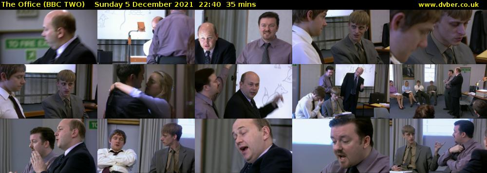 The Office (BBC TWO) Sunday 5 December 2021 22:40 - 23:15