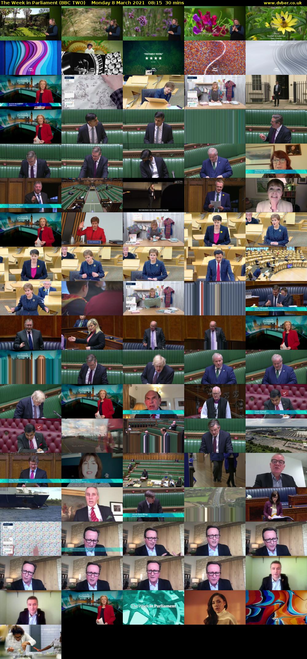 The Week in Parliament (BBC TWO) Monday 8 March 2021 08:15 - 08:45