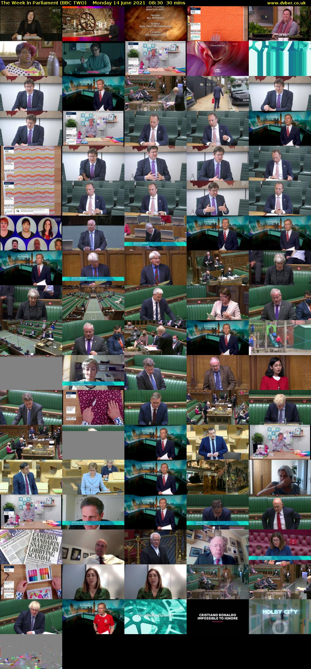The Week in Parliament (BBC TWO) Monday 14 June 2021 08:30 - 09:00