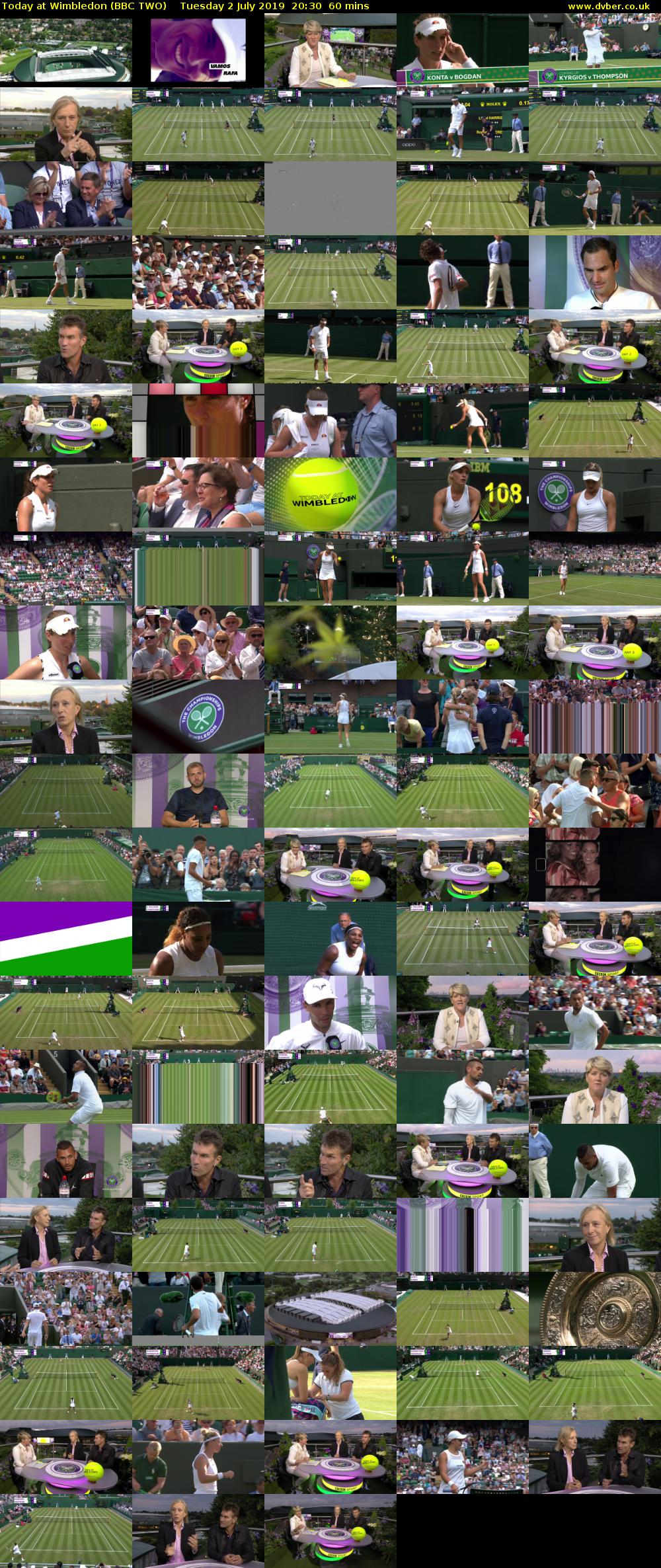 Today at Wimbledon (BBC TWO) Tuesday 2 July 2019 20:30 - 21:30