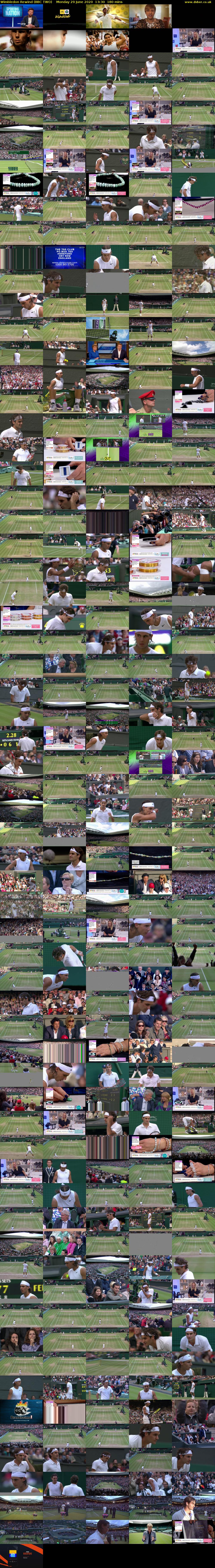 Wimbledon Rewind (BBC TWO) Monday 29 June 2020 13:30 - 16:30