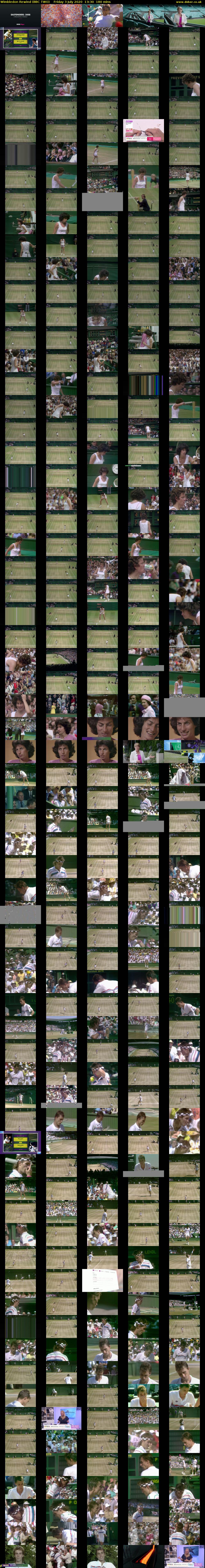 Wimbledon Rewind (BBC TWO) Friday 3 July 2020 13:30 - 16:30