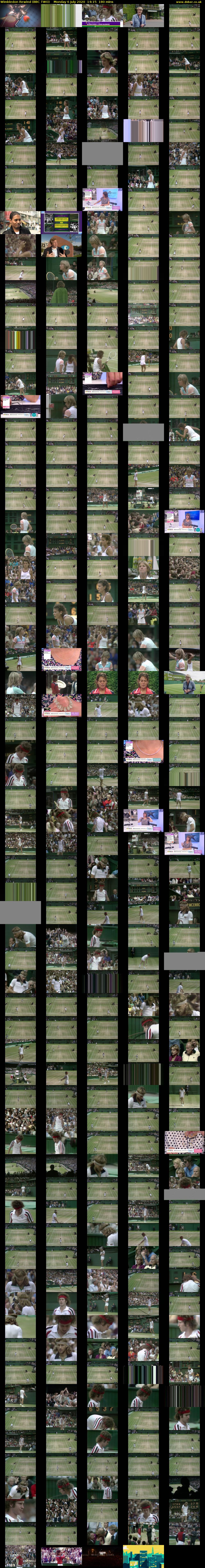 Wimbledon Rewind (BBC TWO) Monday 6 July 2020 14:15 - 17:15