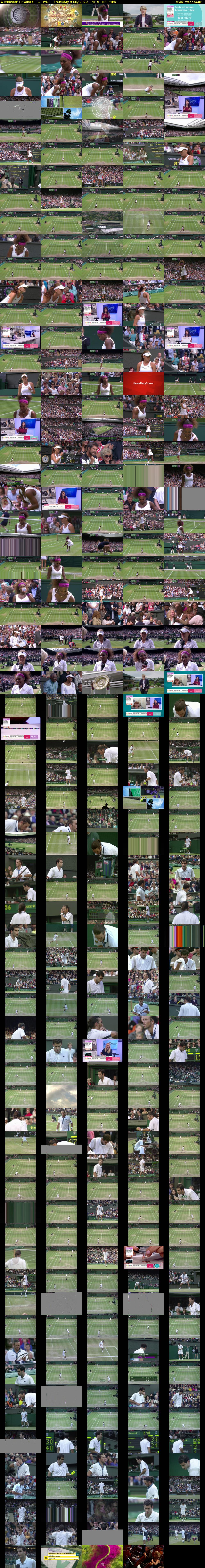 Wimbledon Rewind (BBC TWO) Thursday 9 July 2020 14:15 - 17:15