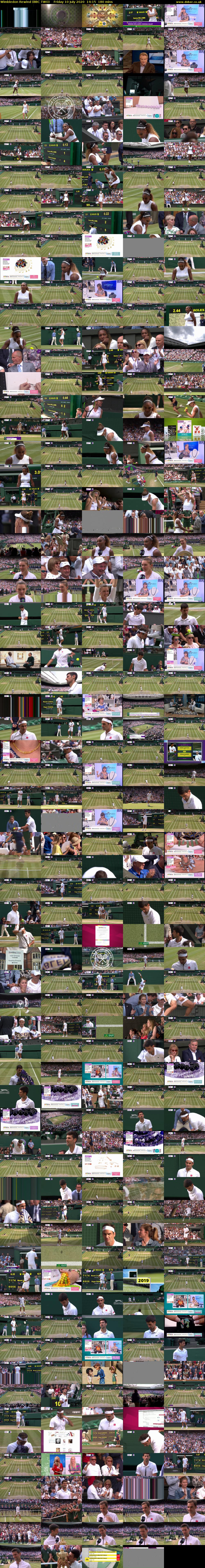 Wimbledon Rewind (BBC TWO) Friday 10 July 2020 14:15 - 17:15