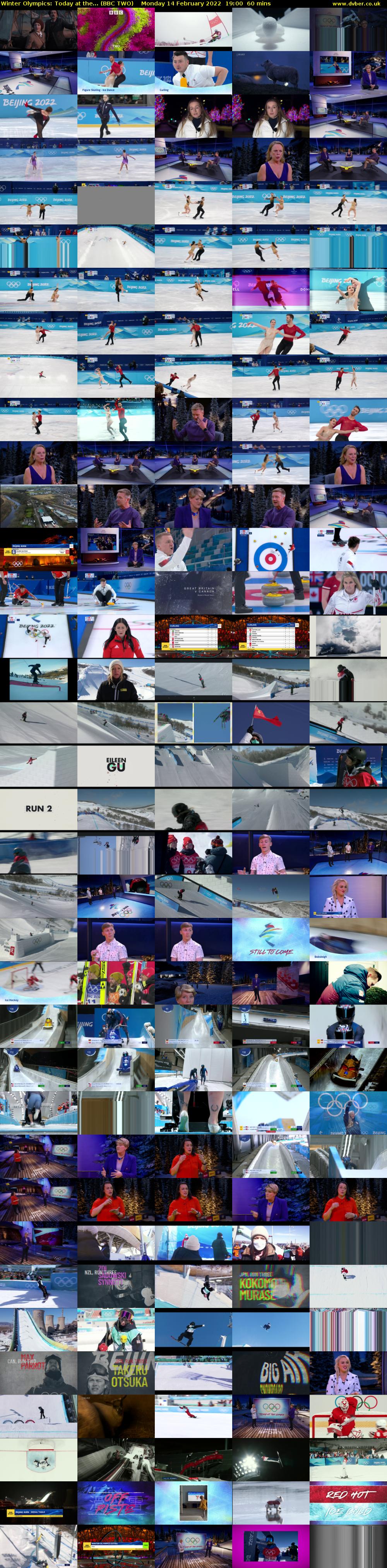 Winter Olympics: Today at the... (BBC TWO) Monday 14 February 2022 19:00 - 20:00