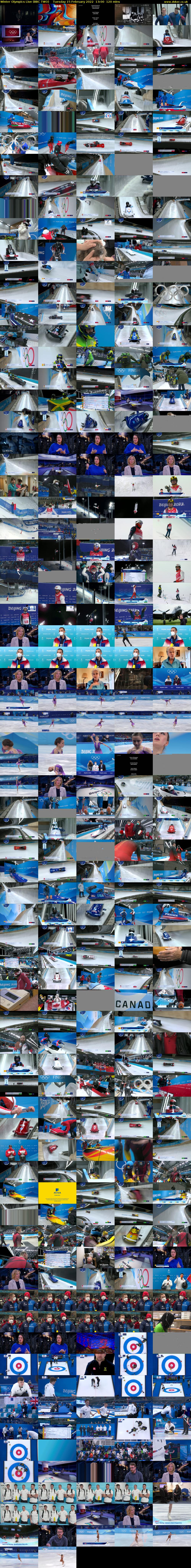Winter Olympics Live (BBC TWO) Tuesday 15 February 2022 13:00 - 15:00