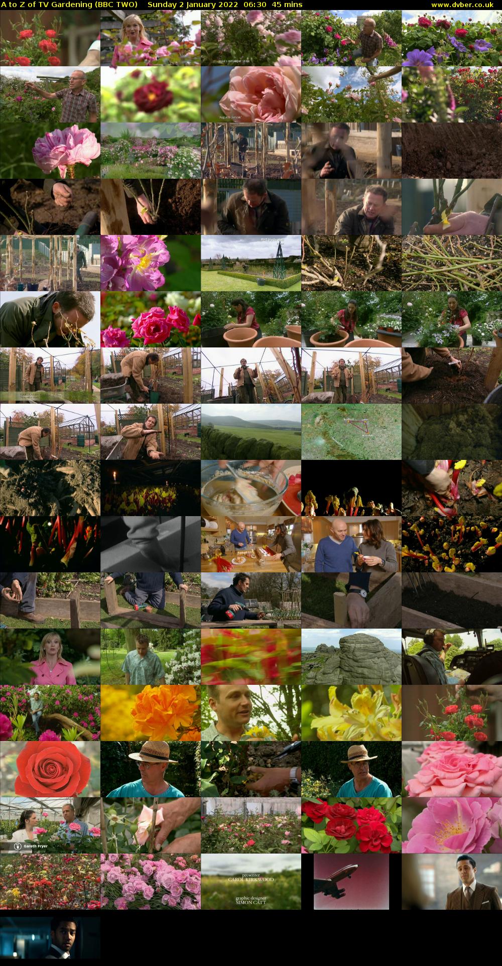 A to Z of TV Gardening (BBC TWO) Sunday 2 January 2022 06:30 - 07:15