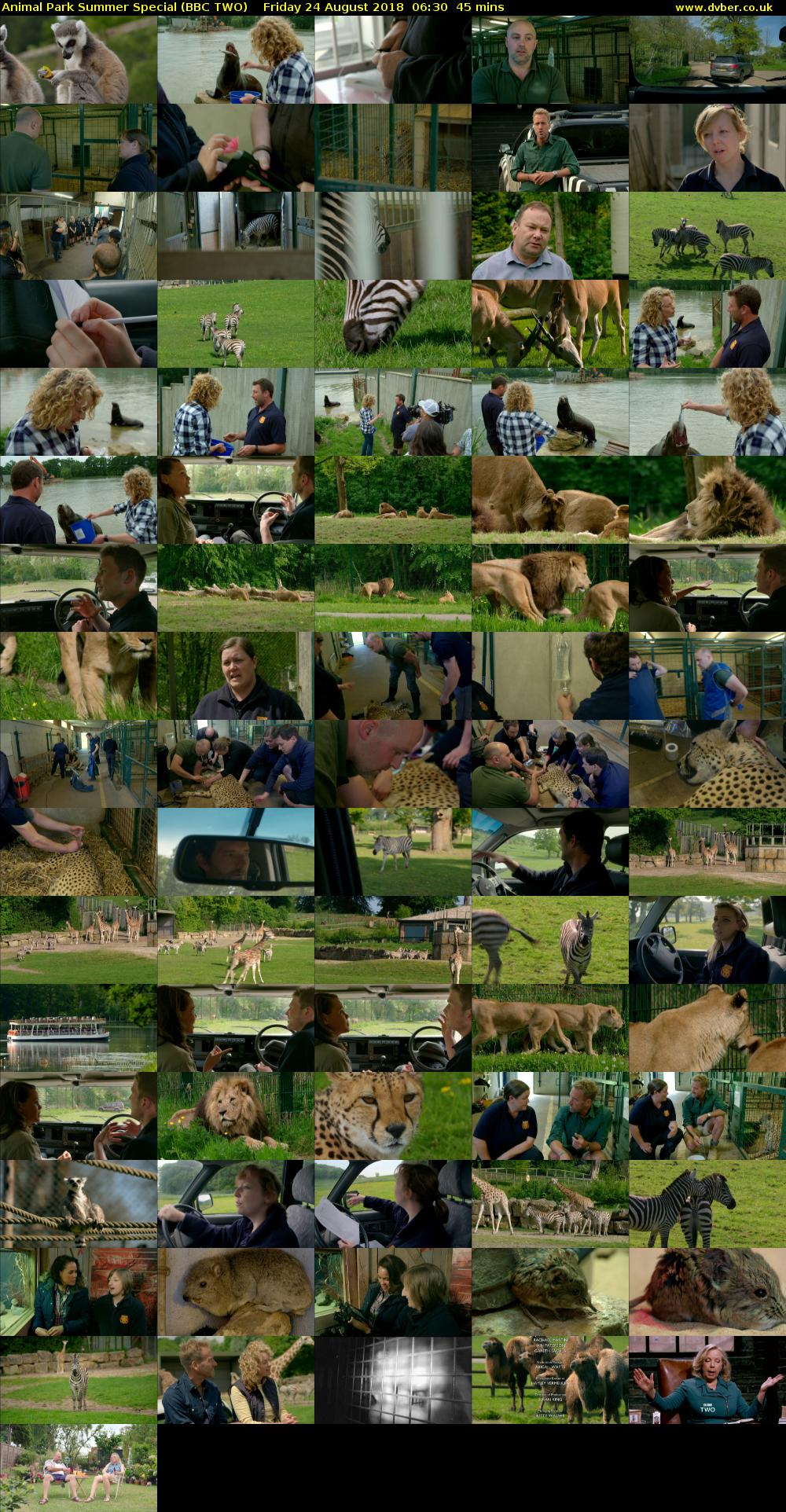 Animal Park Summer Special (BBC TWO) Friday 24 August 2018 06:30 - 07:15