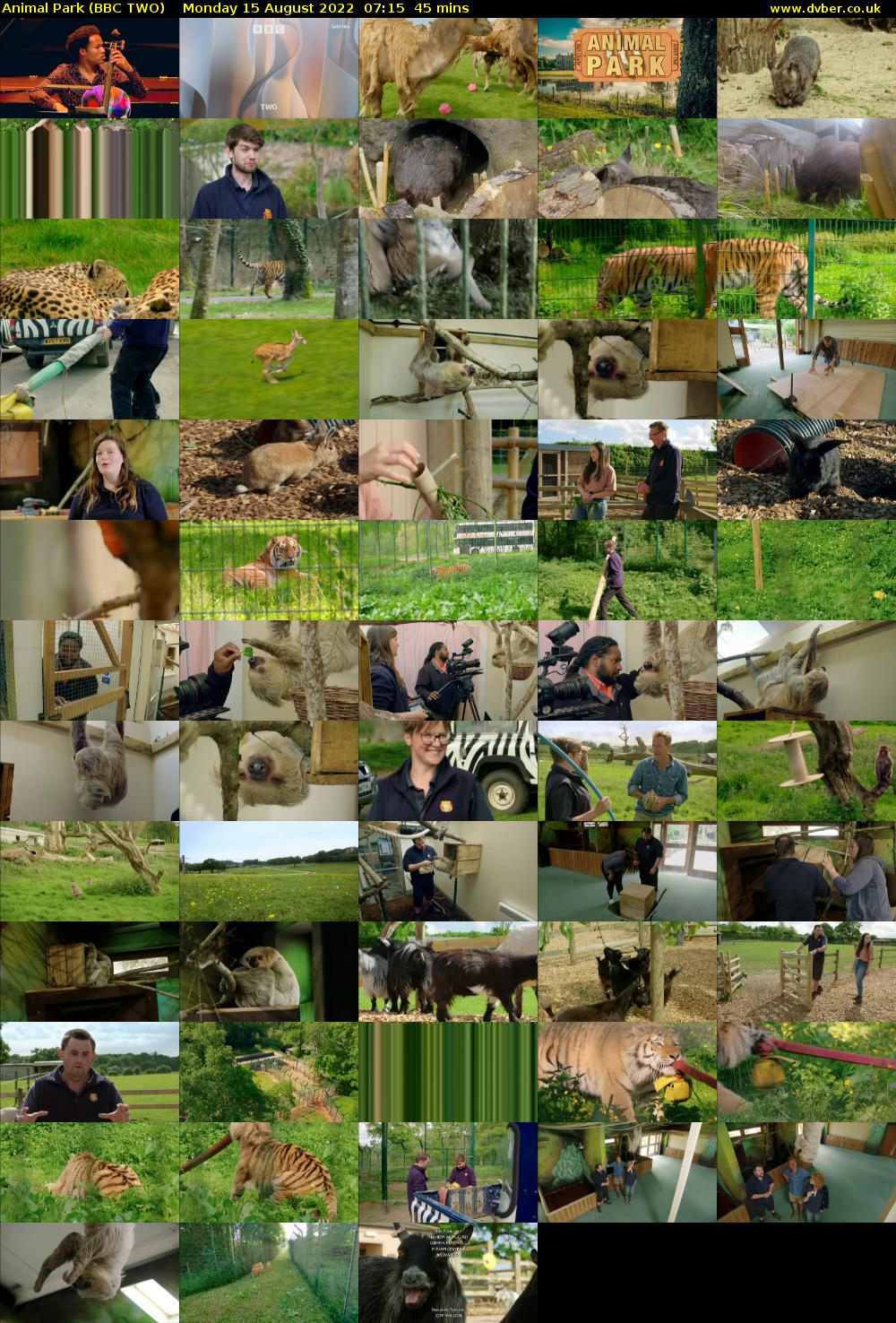 Animal Park (BBC TWO) Monday 15 August 2022 07:15 - 08:00