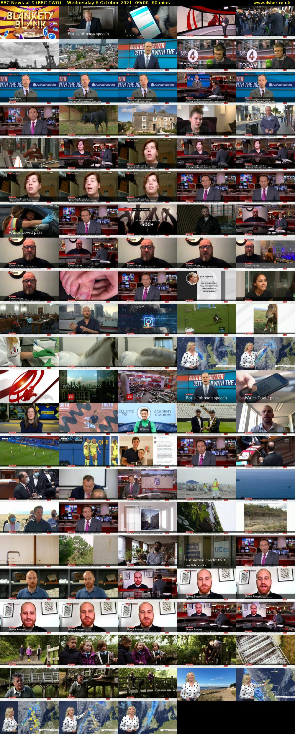 BBC News at 9 (BBC TWO) Wednesday 6 October 2021 09:00 - 10:00