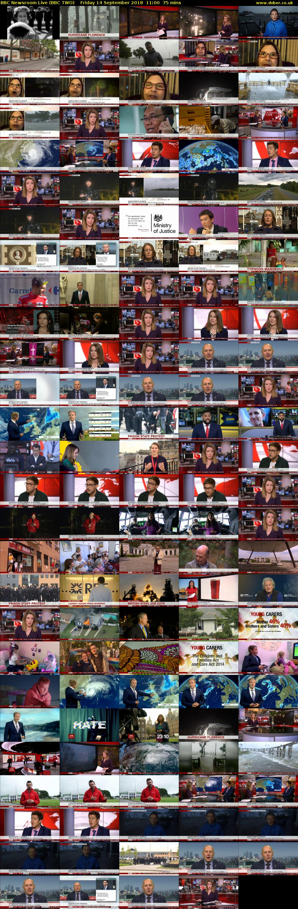 BBC Newsroom Live (BBC TWO) Friday 14 September 2018 11:00 - 12:15