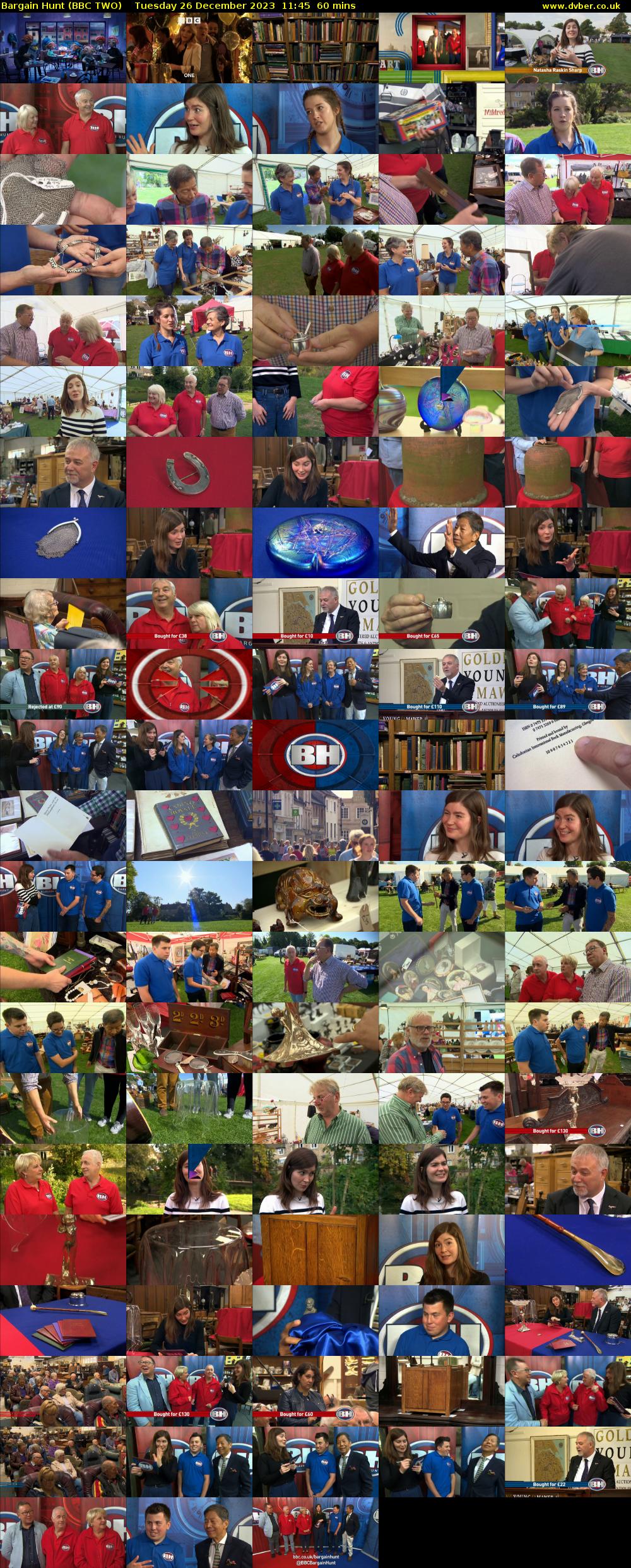 Bargain Hunt (BBC TWO) Tuesday 26 December 2023 11:45 - 12:45