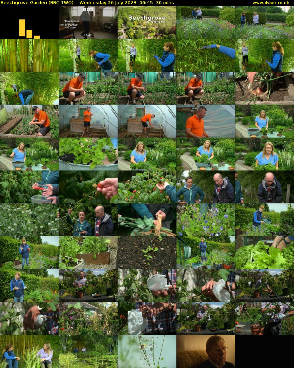 Beechgrove Garden (BBC TWO) Wednesday 26 July 2023 06:45 - 07:15