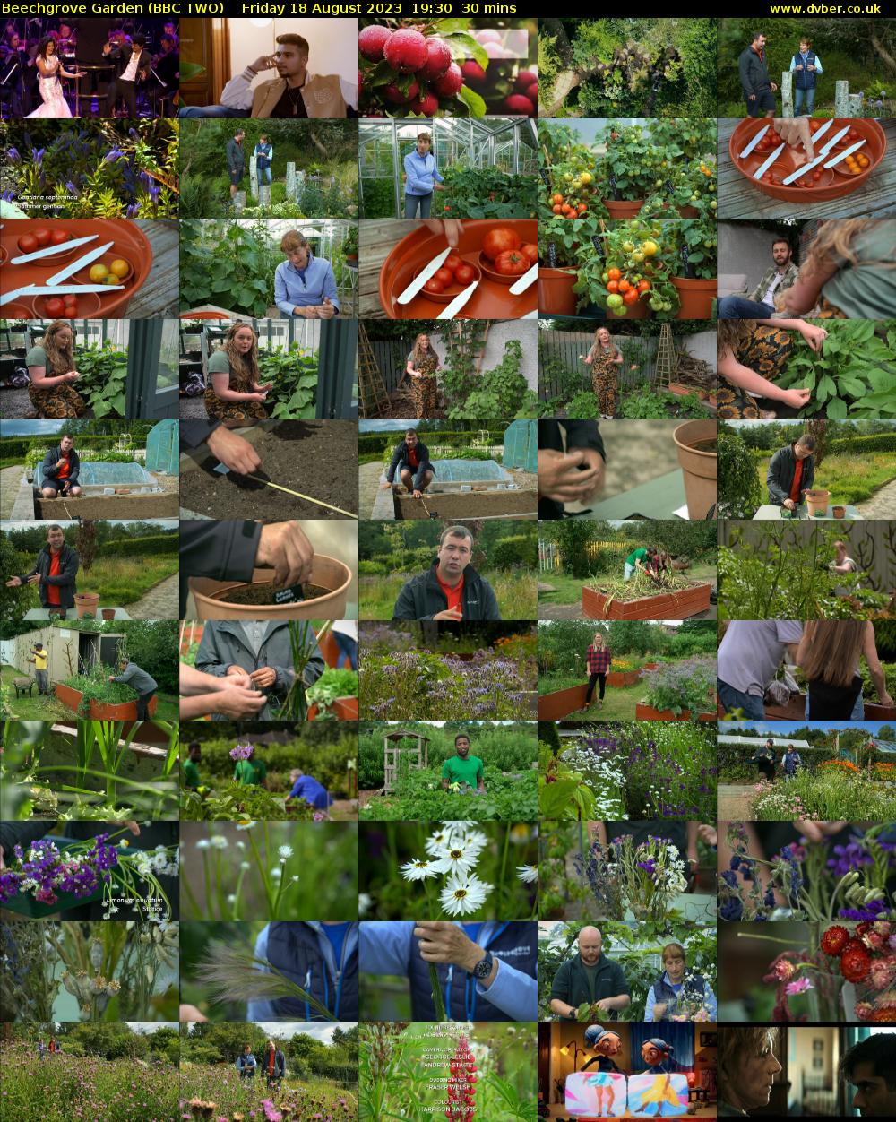 Beechgrove Garden (BBC TWO) Friday 18 August 2023 19:30 - 20:00