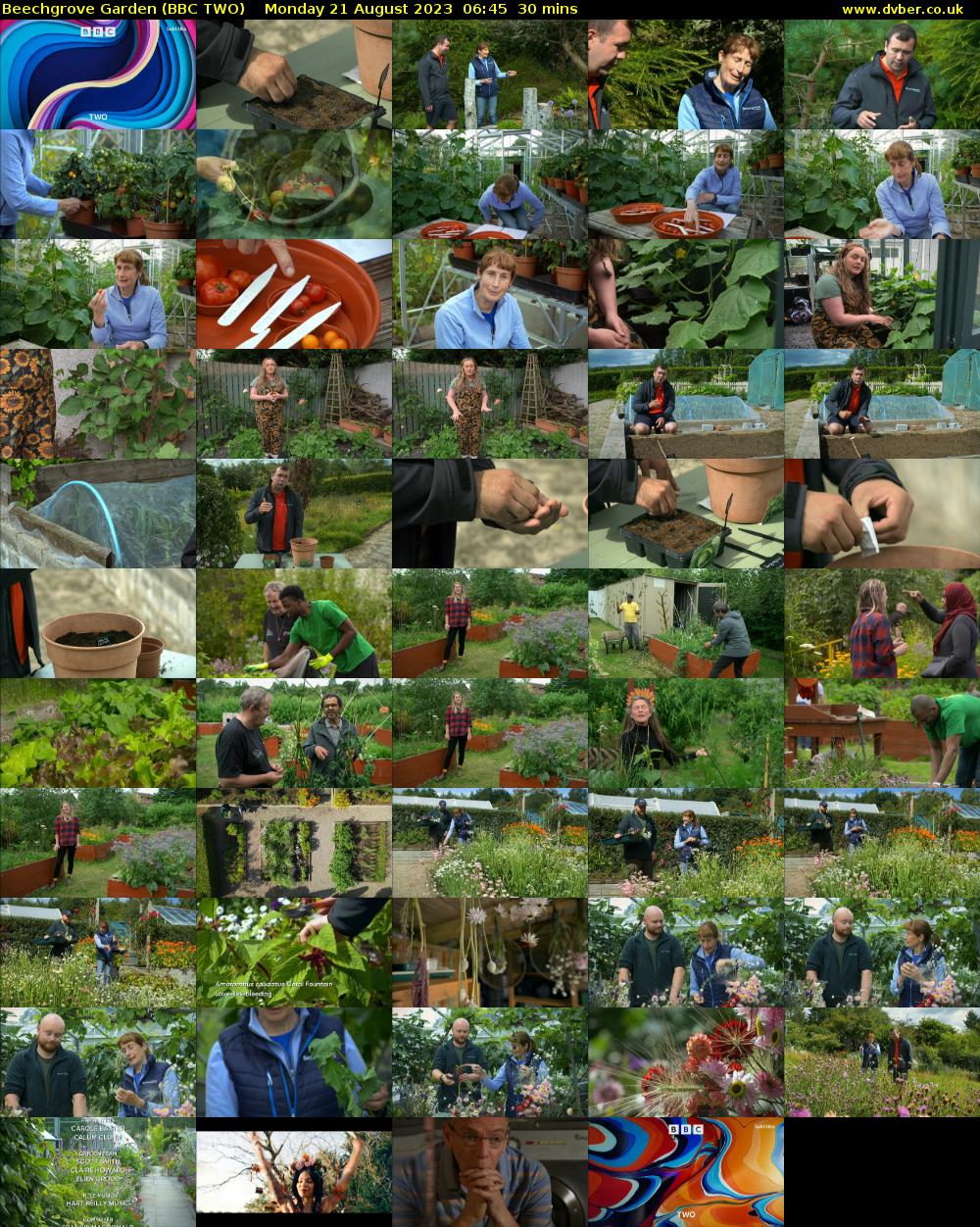 Beechgrove Garden (BBC TWO) Monday 21 August 2023 06:45 - 07:15