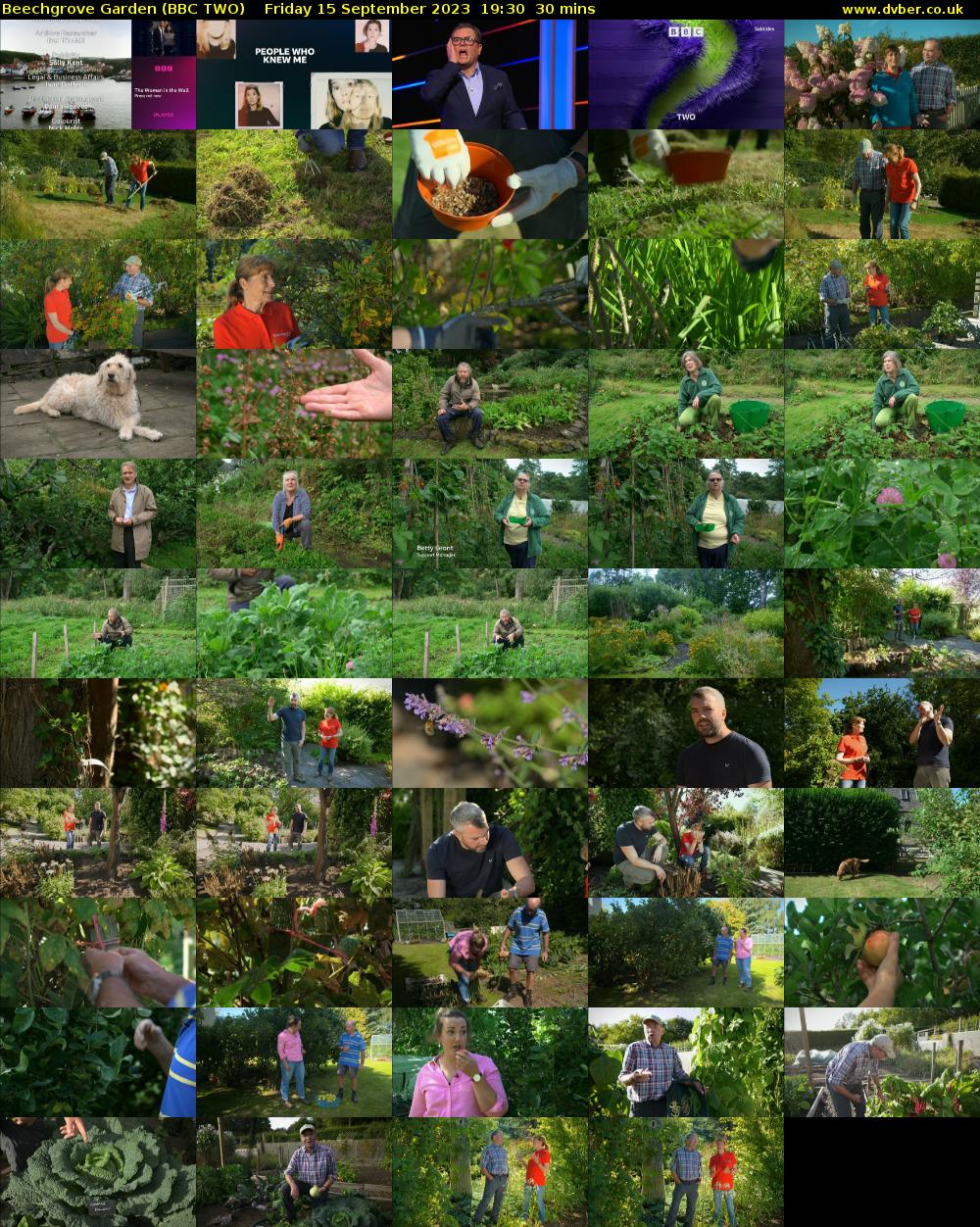 Beechgrove Garden (BBC TWO) Friday 15 September 2023 19:30 - 20:00