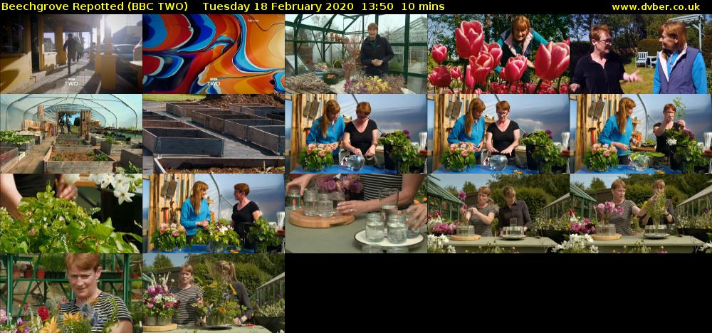 Beechgrove Repotted (BBC TWO) Tuesday 18 February 2020 13:50 - 14:00
