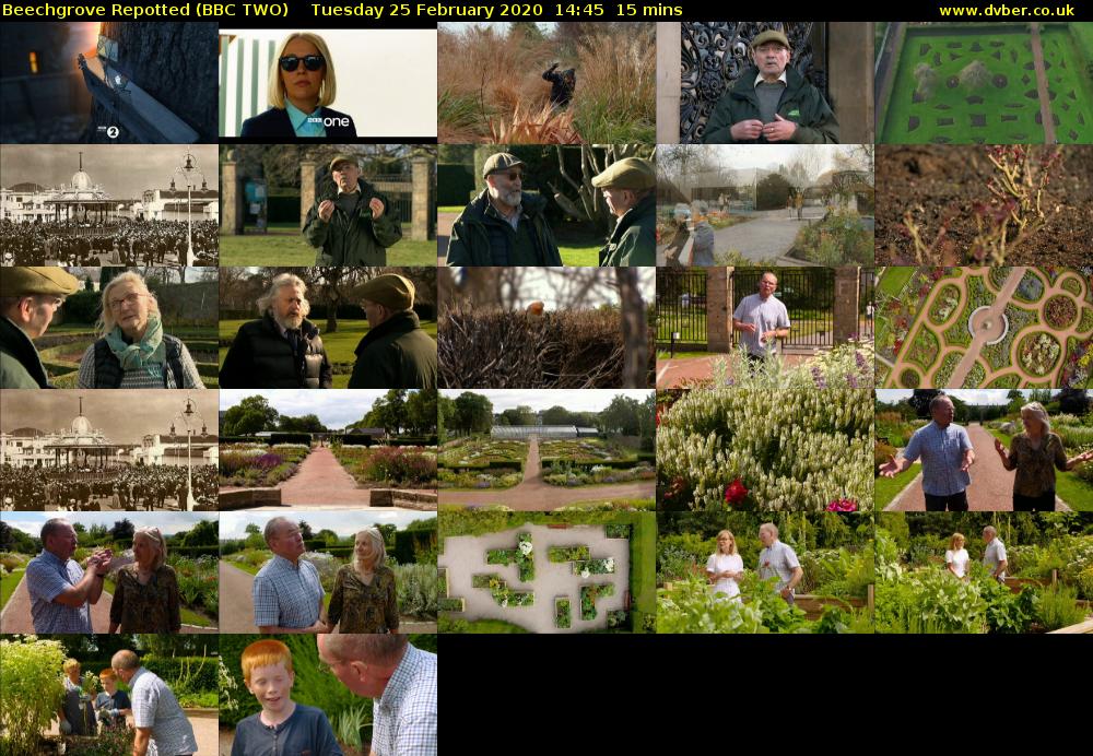 Beechgrove Repotted (BBC TWO) Tuesday 25 February 2020 14:45 - 15:00