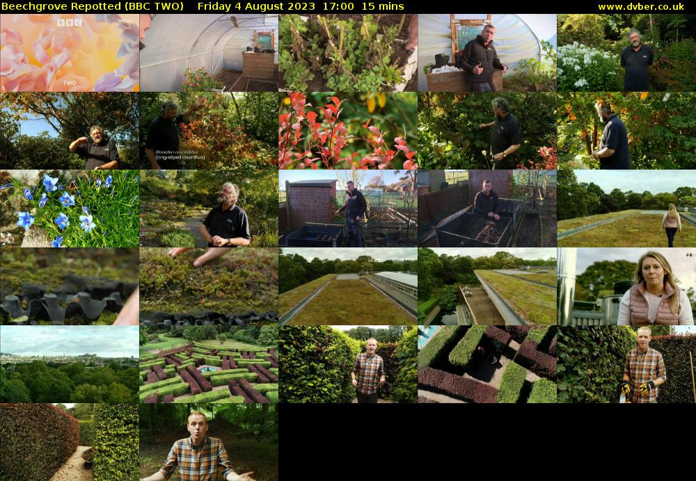 Beechgrove Repotted (BBC TWO) Friday 4 August 2023 17:00 - 17:15
