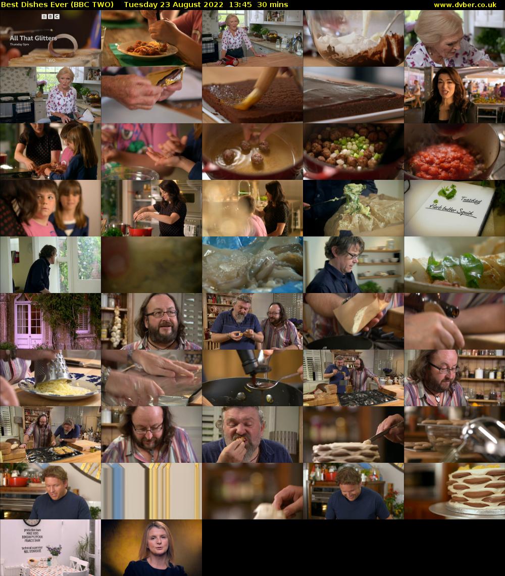 Best Dishes Ever (BBC TWO) Tuesday 23 August 2022 13:45 - 14:15