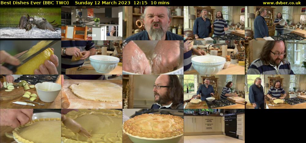 Best Dishes Ever (BBC TWO) Sunday 12 March 2023 12:15 - 12:25